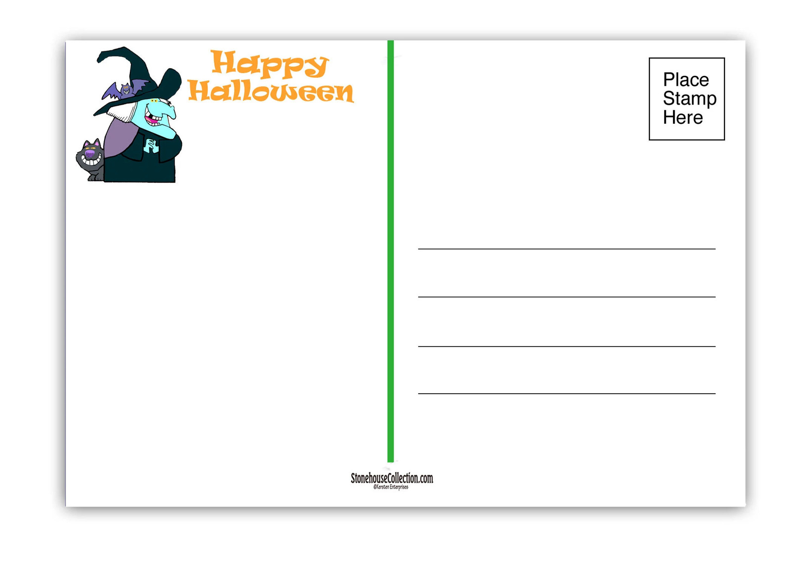 Halloween - Tombs and Cemetary - 40 Postcards 4 x 6 inches - 17044 gallery