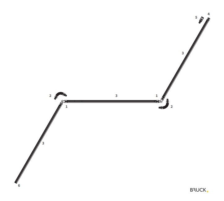 SMARTrack Angle Adjustable Connector, SMT-245-WH, (60-300 degrees), SMART TRACK gallery
