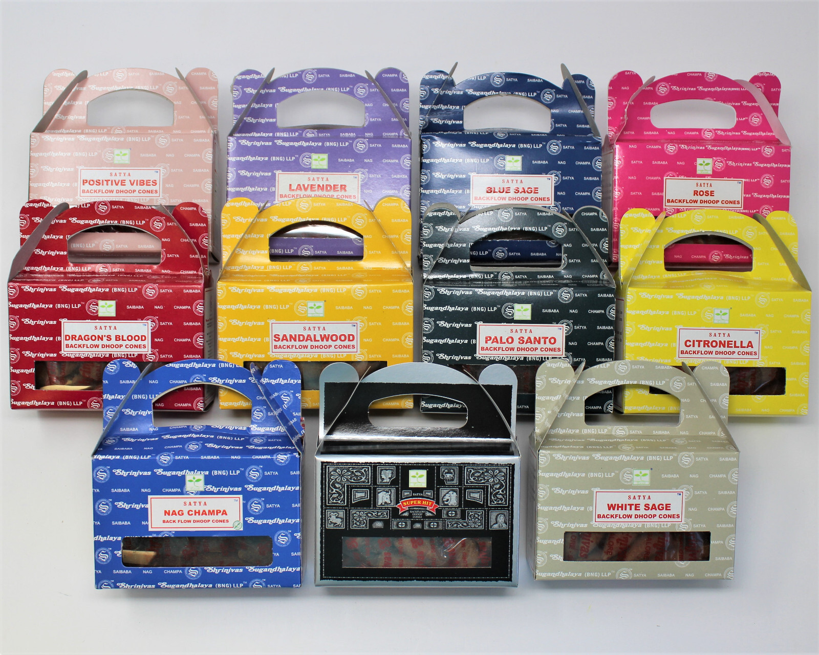 Satya Backflow Incense Cones: BUY 2 GET 1 FREE! Pick Scents (Back Flow Cones) gallery