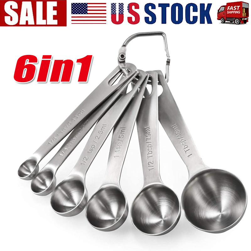 Stainless Measuring Steel 18/8 Spoons Set Cups and quality-01Piece Heavy Duty gallery