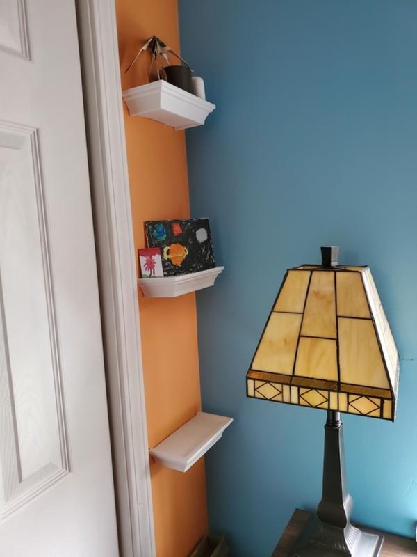Greenbrier White Small Floating Shelf, 8.625 inches x 4 inches x 1.5 inches gallery