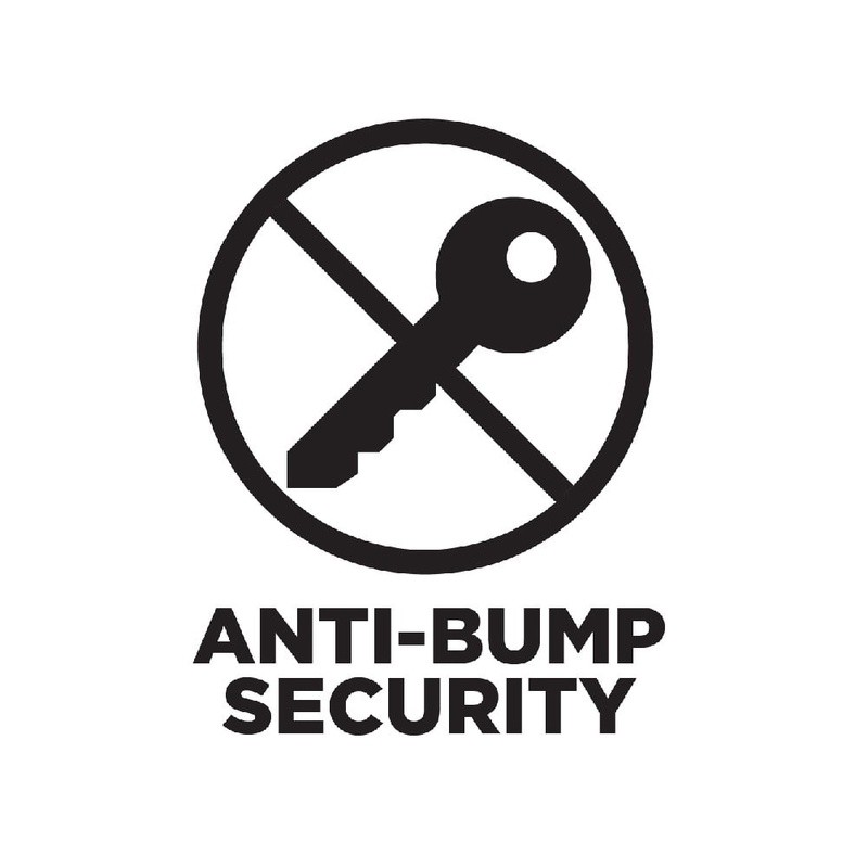 High Security Single Cylinder Deadbolt 2-Way Latch Keyed Lock ANSI Grade-3 New gallery
