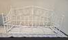 White Metal Wall Shelf w/Pull Out Tray 20" x 10 1/2" x 8 1/4" deep. gallery