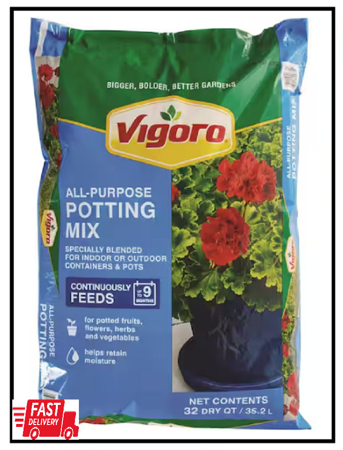 32 Qt. All Purpose Potting Soil Mix for Indoor or Outdoor Use for Fruits, Flower gallery