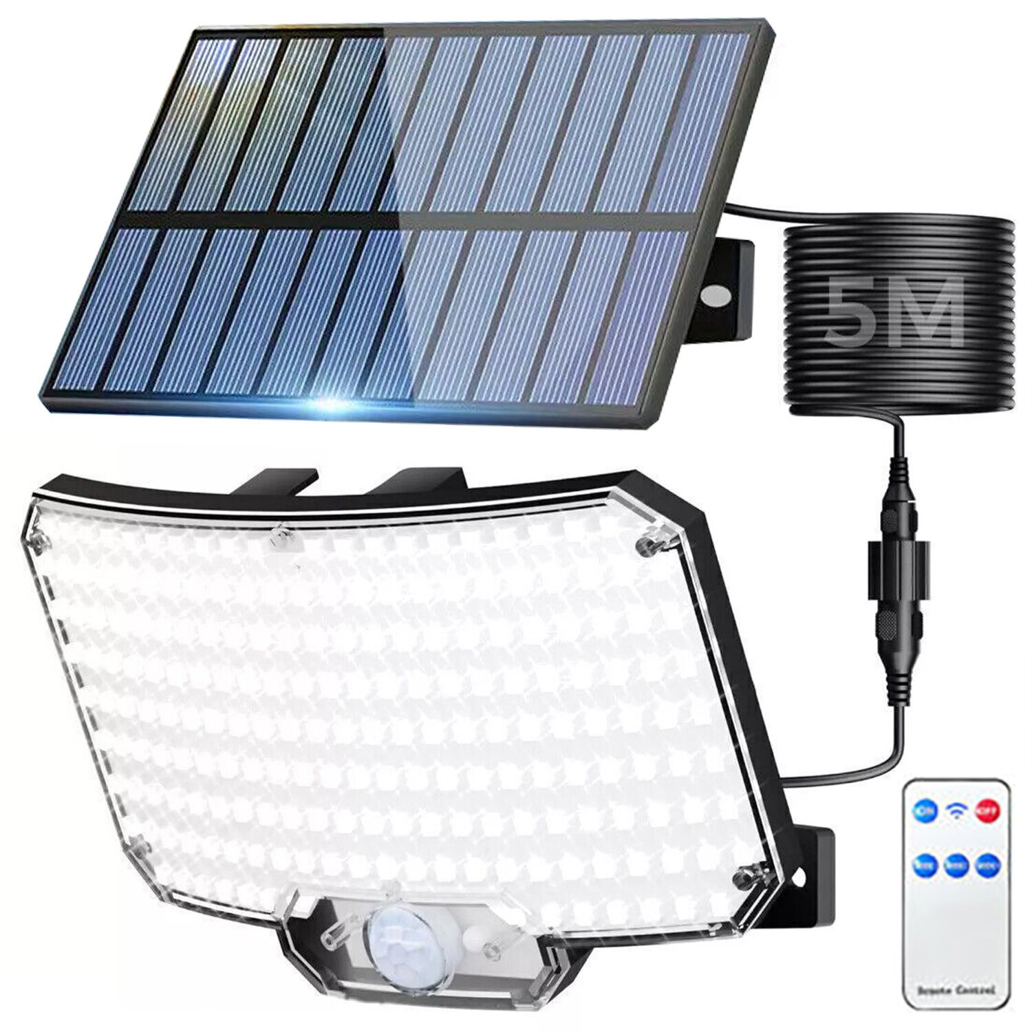 234 LED Solar Motion Sensor Wall Light Indoor Outdoor Garden Security Flood Lamp gallery