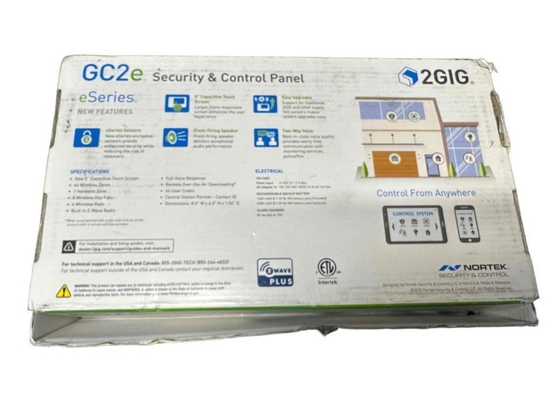 NEW 2GIG GC2e Security & Control panel 2GIG-GC2E-345 gallery
