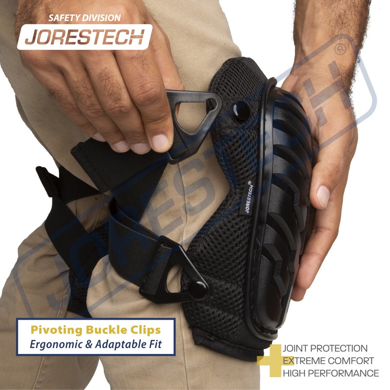 Construction Gel Knee Pads Safety Leg Protectors Work Comfort Pair by JORESTECH gallery