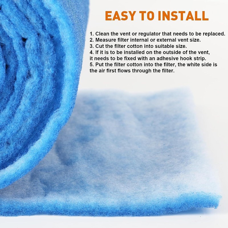 11-FT Blue Ribbon Pet Poly Floss Filter Media Fiber 100% Polyester Poly US gallery