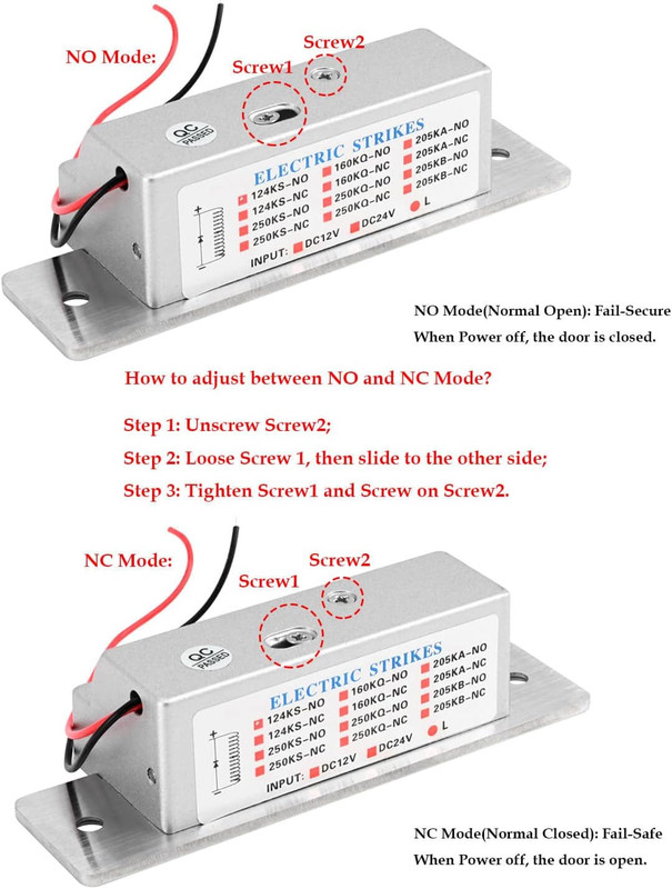 RFID Keypad Door Access Control Kit with Electric Strike Lock & Remote Chime gallery