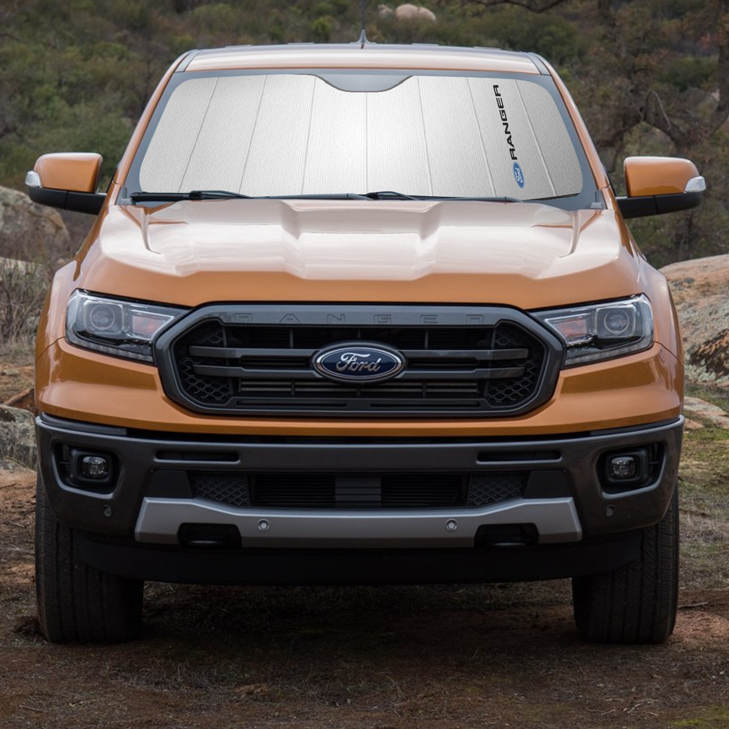 Ford Ranger Universal Fit Auto Windshield Sun Shade at Jumbo Size gallery