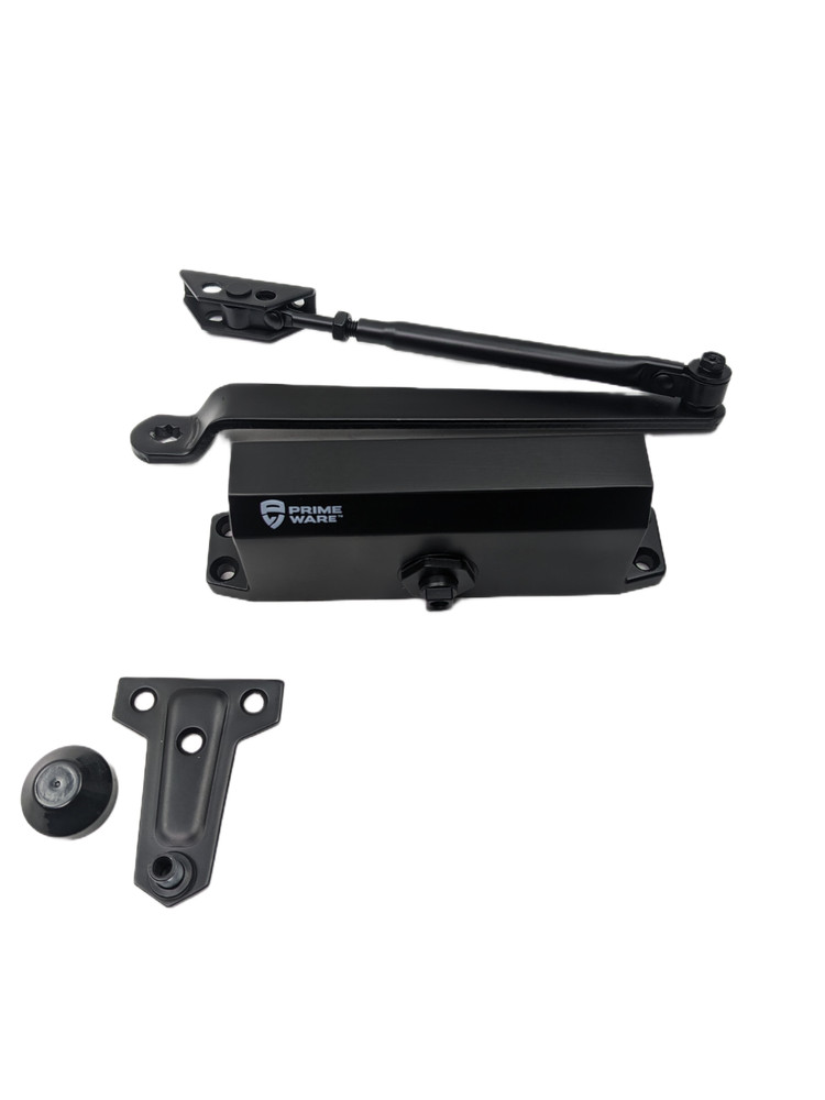 PrimeWare Automatic Door Closer DC-300 Black Level 3 Residential & Commercial