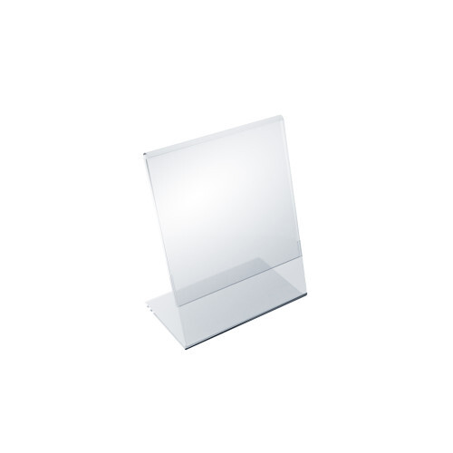 Azar Displays Angled L-Shaped Frame 4"x 5''High, 10-Pack gallery