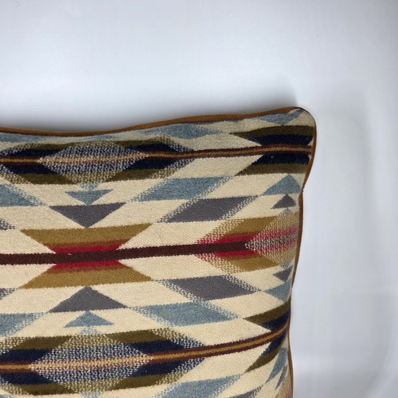Pendleton Wyeth Trail Down Pillow Wool Cotton Blend 18"x18" gallery