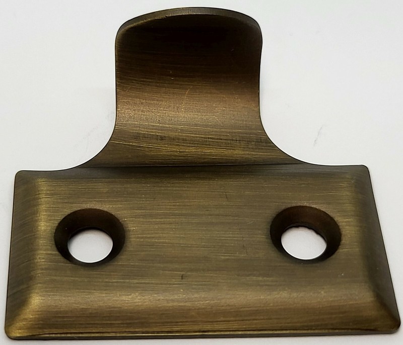 Solid Brass Finger Sash Lift plain window tambour pull fancy antique vintage new gallery