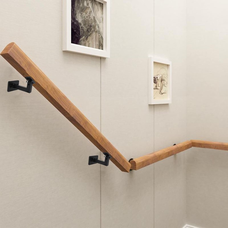 RealPlus Adjustable Handrail Brackets Heavy Duty Swivel Square Hand Rail Bracket gallery