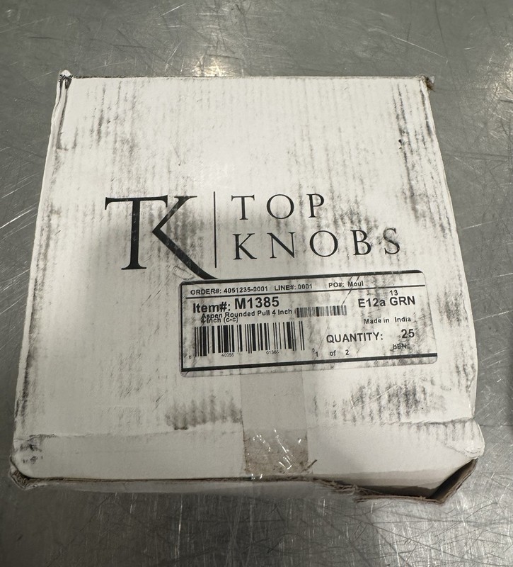 Top Knobs Aspen Rounded Pull 4" Silicon Bronze Light Cabinet Handle NEW! gallery