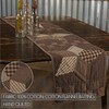 Table Runner Farmhouse Star Primitive 13x72 Rect Patch Quilt Kitchen VHC Brands gallery