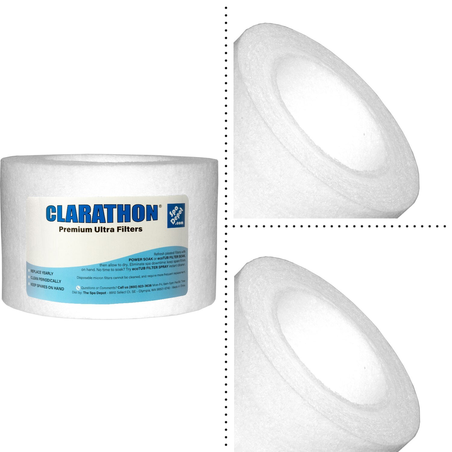 Micro Clean Hot Tub Filter Cartridges for Sundance Spas - 2 pack 6540-502 gallery
