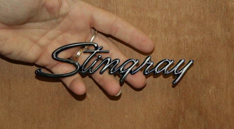 Corvette C3 Stingray Script Flat Steel Sign gallery