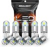 SEALIGHT 194 LED Bulbs 6000K White T10 168 2825 W5W 10 Pack gallery