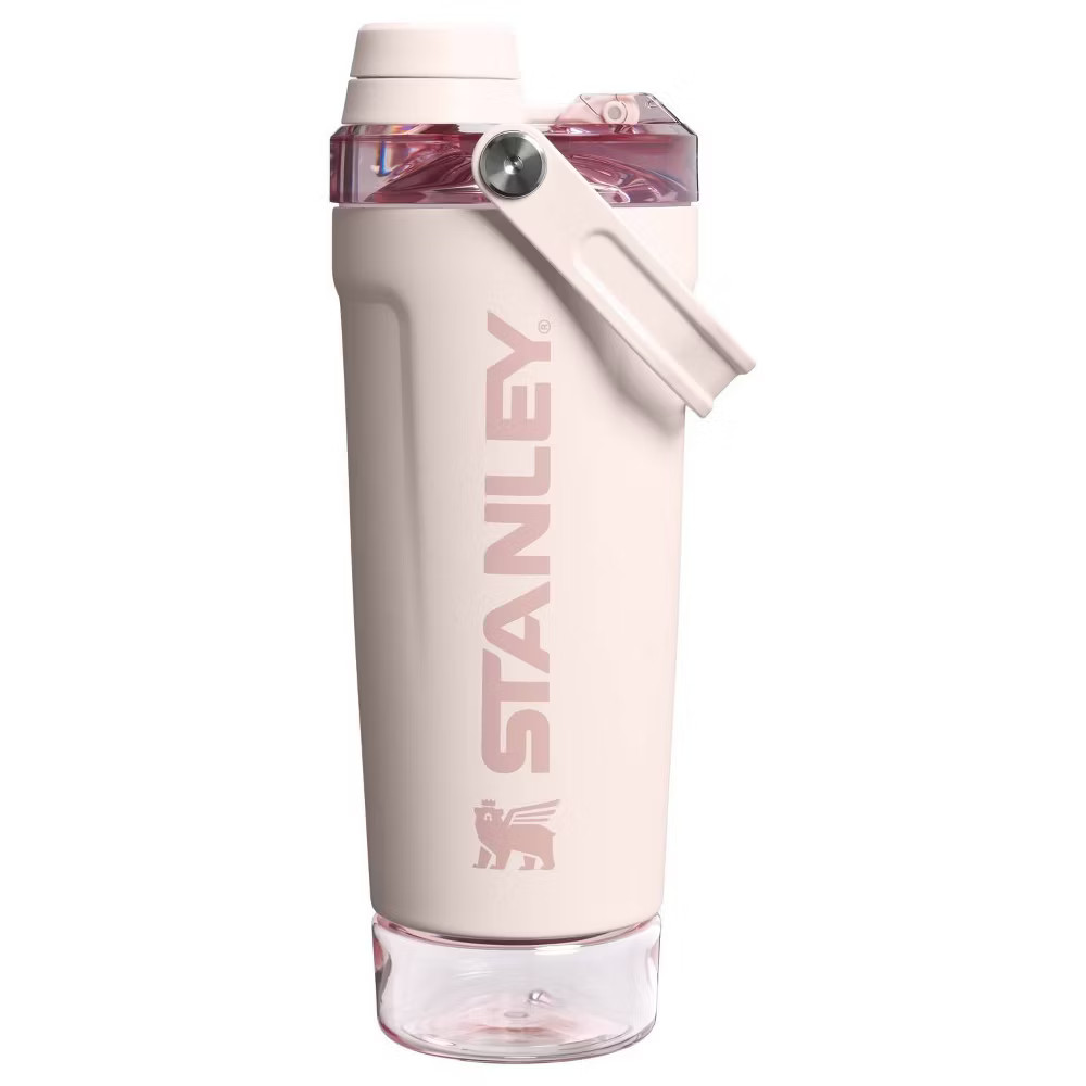 Stanley 20fl oz Stainless Steel Activate Shaker Bottle - Rose Quartz gallery