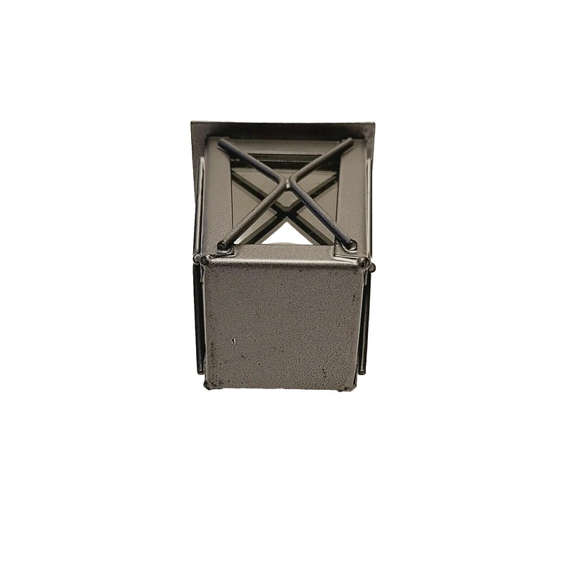 Lantern with Hanging Hook Stand Brushed Nickel Iron | Tealights and Votives gallery