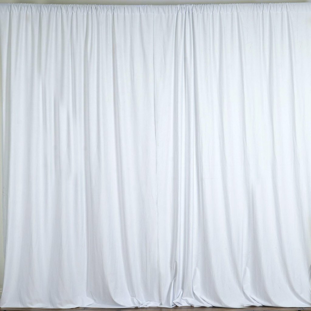 Solid Poplin Curtain Window Panel or Photography Studio Backdrop 58" Wide gallery