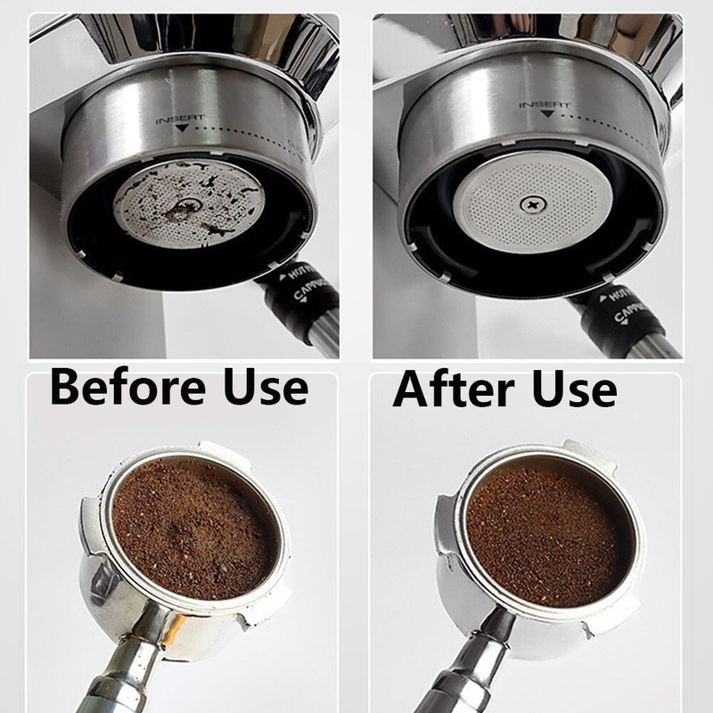 2Pcs Reusable Coffee Filter for Espresso Machine Barista Accessories 51/53/58mm gallery