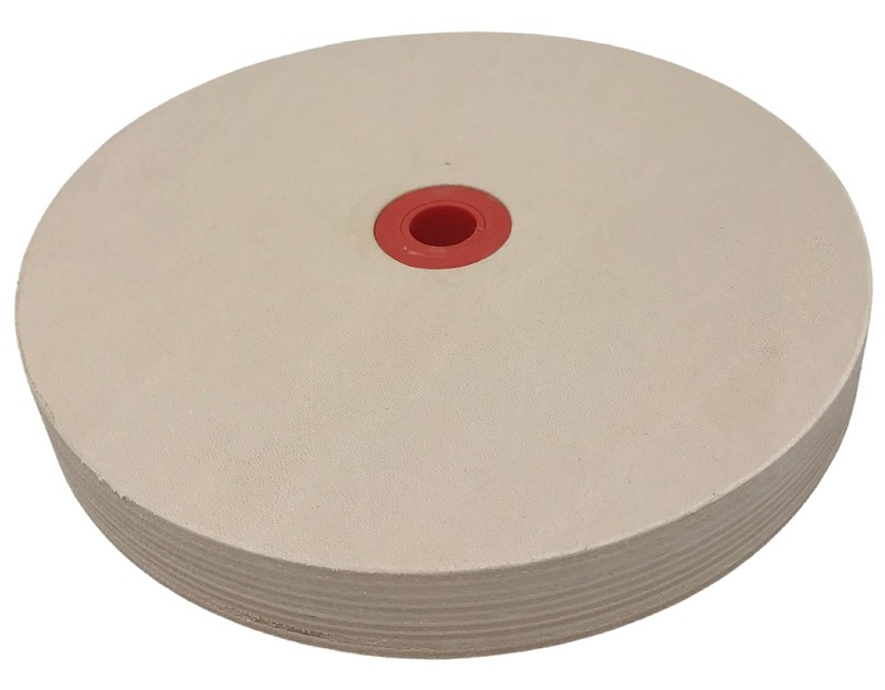 6 Pro Sharpening Supply Leather Honing Wheel Fits 6 In. Bench Grinders And gallery