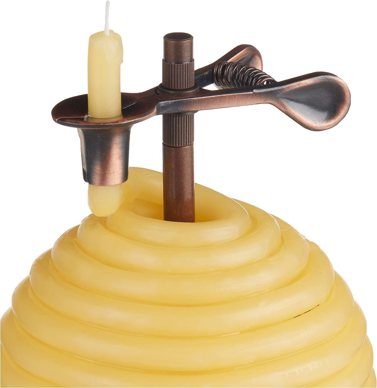 Candle by the Hour 60-Hour Round Candle, Eco-friendly Natural Beeswax with Co... gallery