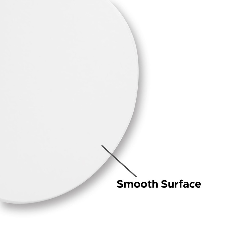 U 9271 Wall Protector, 5 In., Smooth Surface, Rigid Vinyl, White (Single Pack) gallery