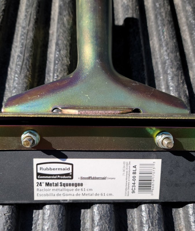 24 Inch Squeegee Rubbermaid Commercial Products Metal heavy duty thick rubber gallery