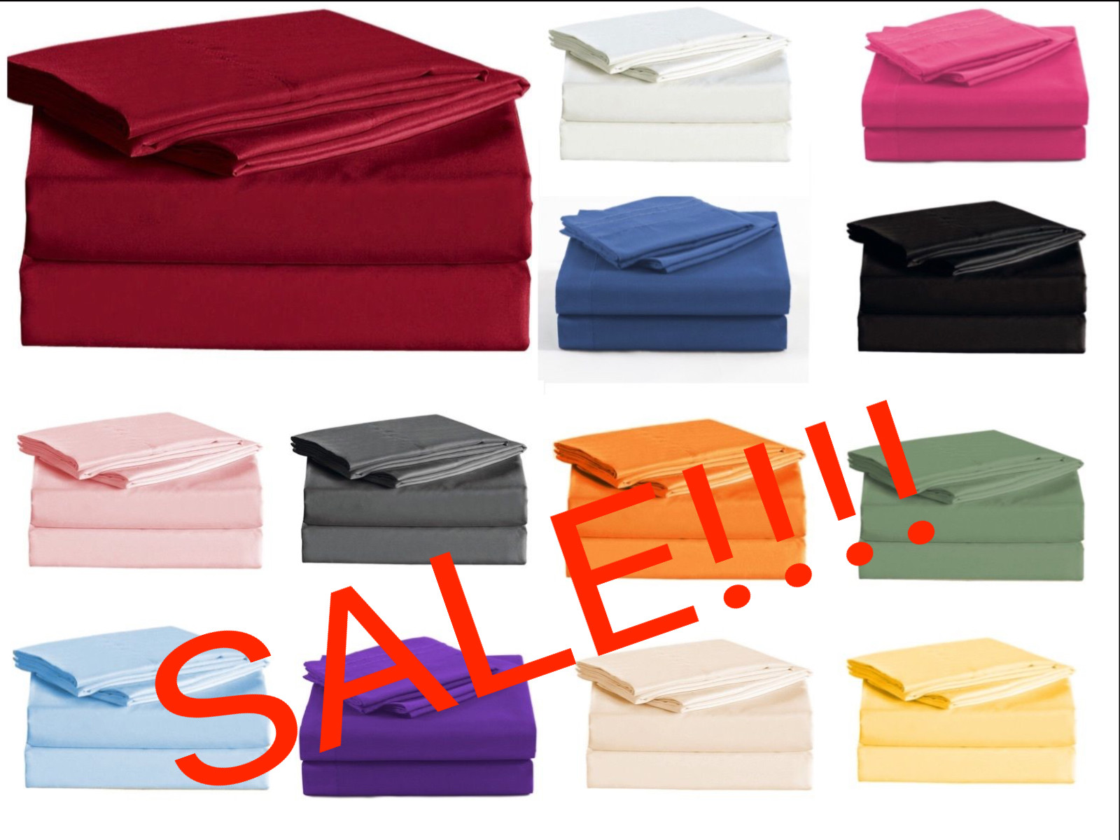 Persian Collection 1900 Count Sheet set Fitted Flat 16 Deep Pocket Wrinkle Free gallery