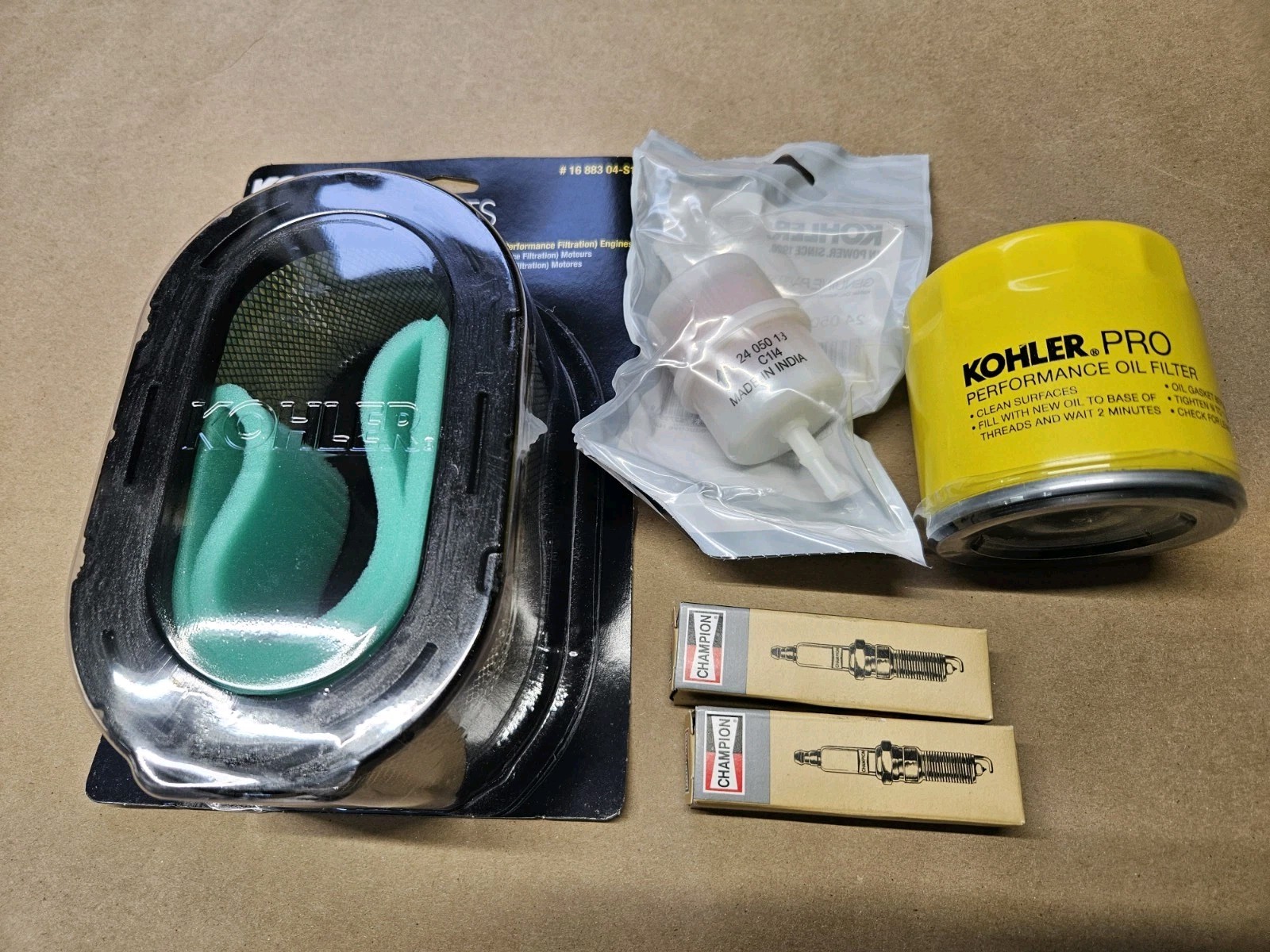 Tune Up Maintenance Service Kit Filters for Hustler Raptor Kohler PRO Filtration gallery