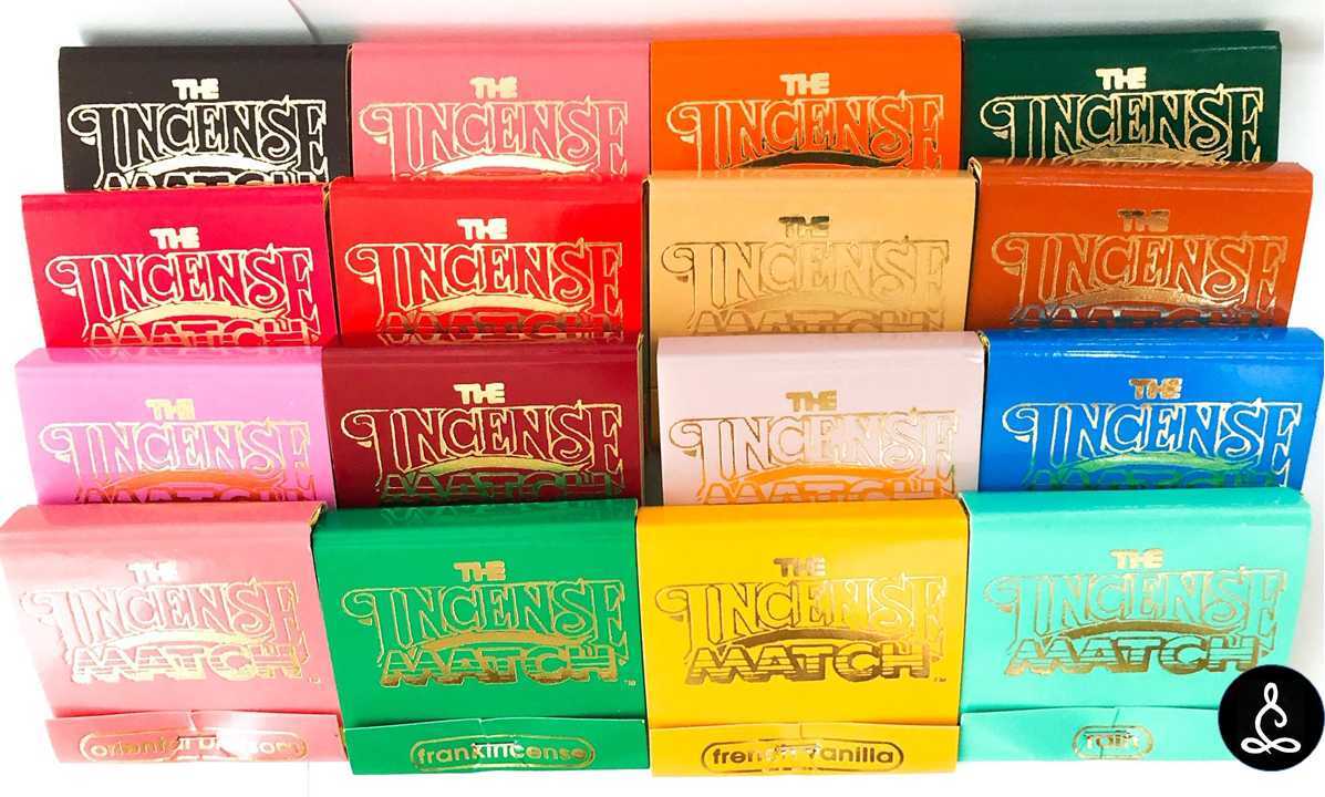 The Incense Match - Scented Matches - Mini Incense Sticks - 16 Varieties !! gallery