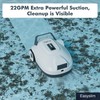 Robotic Pool Vacuum Cordless Gray with 90min Runtime Self-Parking Battery gallery
