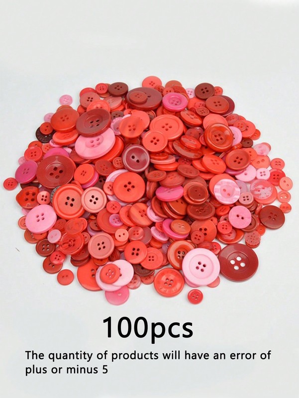 600pcs Multicolor Assorted Round Resin Buttons 2 & 4 Hole Bulk Craft Sewing gallery