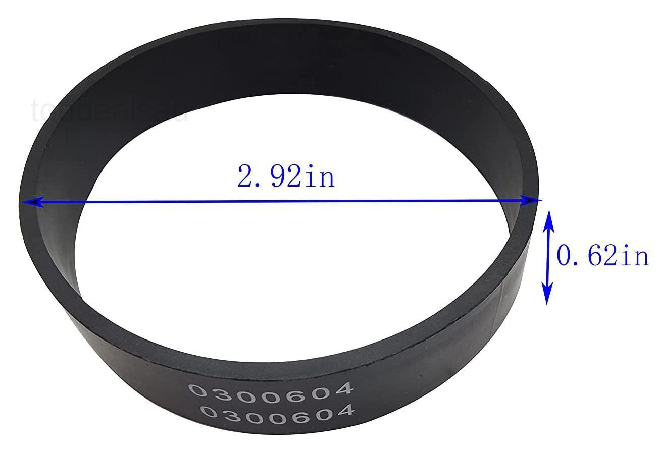 0300604 Replacement for Oreck XL Vacuum Cleaner Belts (10 pcs) Black gallery