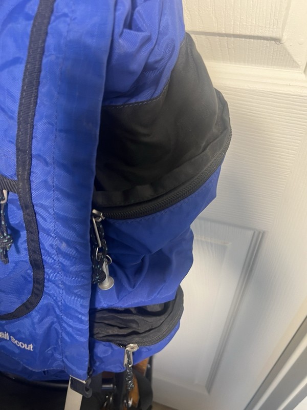 REI Kelty Long Trail External Frame Hiking Pack Adjustable Padded Blue  5
