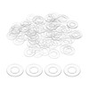 80Pcs M5 PVC Clear Flat Washers 5mm ID 10mm OD 0.5mm Thick Glass Washer gallery