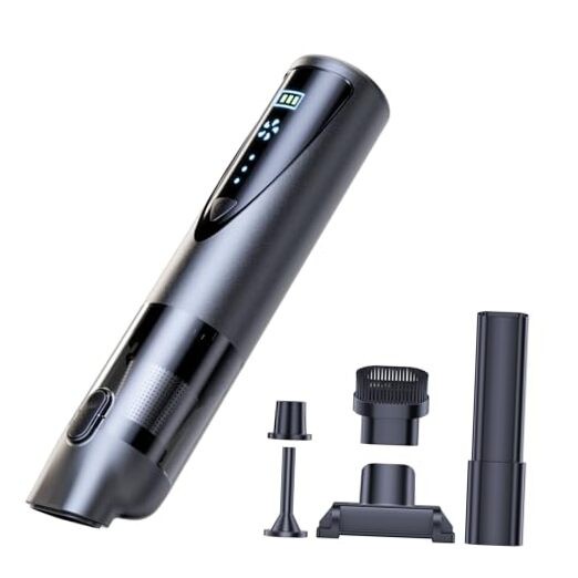 Cordless Car Vacuum Cleaner, 20000PA Strong Suction Wet/Dry Handheld Vacuum gallery