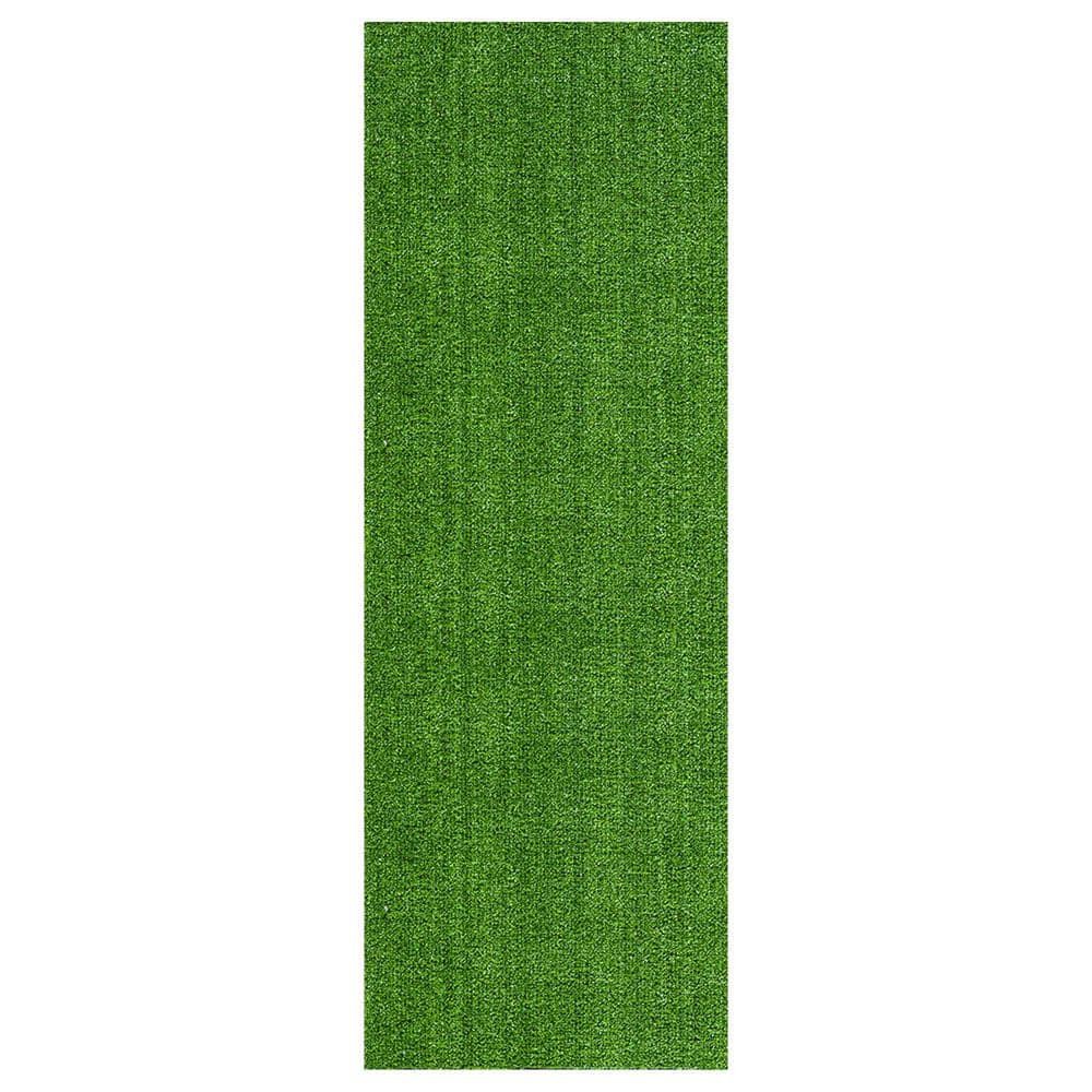 Artificial Grass Runner Rug 3x10 Green Indoor Outdoor Waterproof Turf Carpet Mat gallery