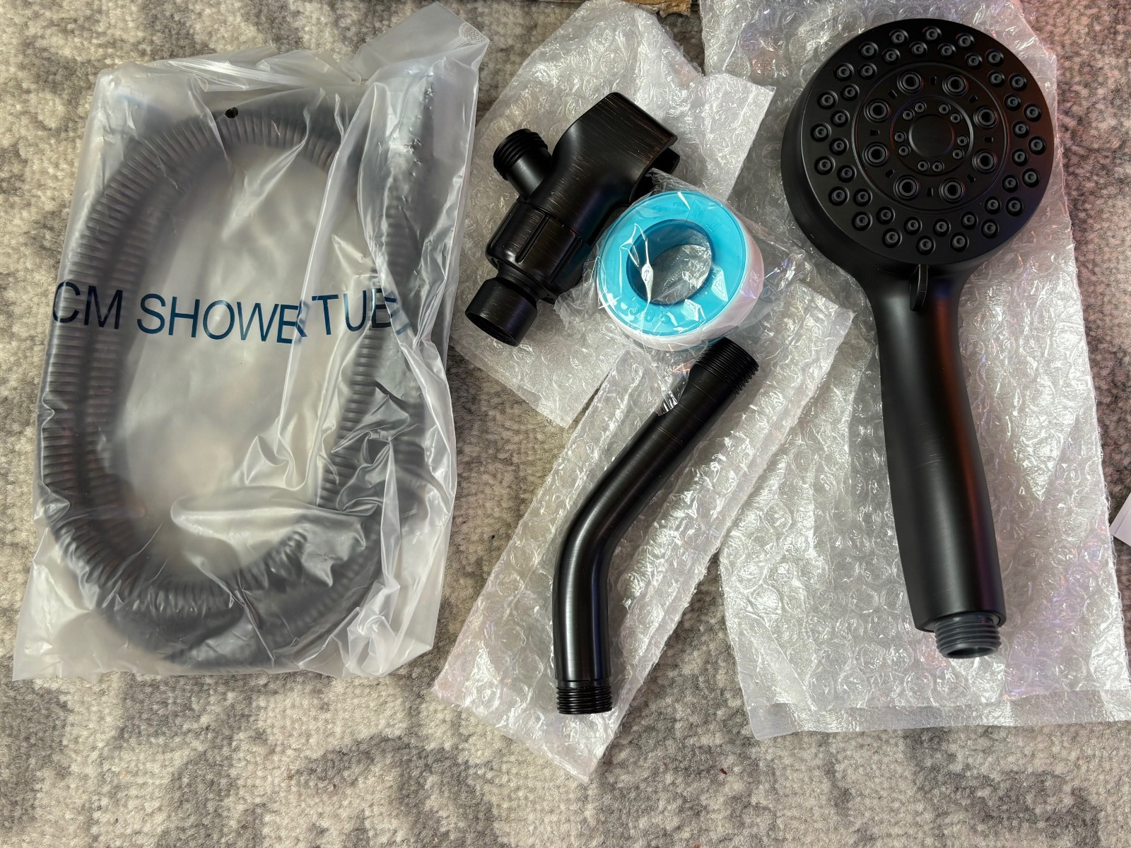 5-Spray Wall Mount Handheld Shower Head 2.5 GPM in Oil Rubbed Bronze 5B002ORB gallery