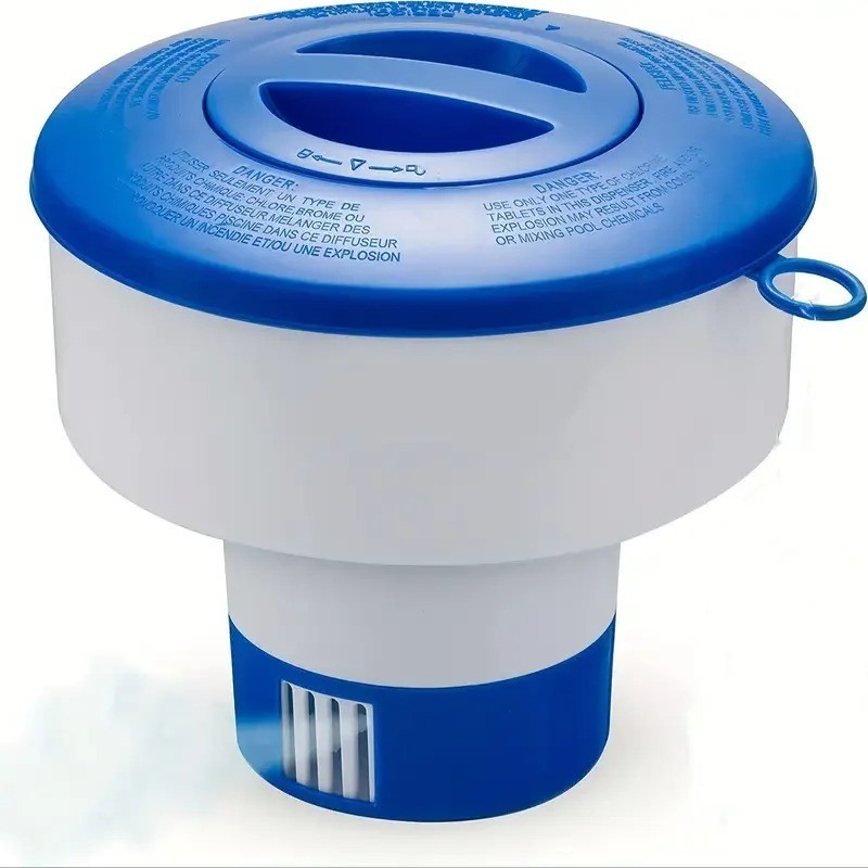 Heavy Duty 7" Pool Floating Chemical Dispenser Floater for 3" Chlorine Tablets gallery