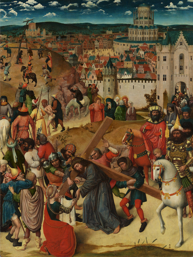 Christ Bearing the Cross | Netherlandish Art | 1470 Renaissance Christian Print gallery
