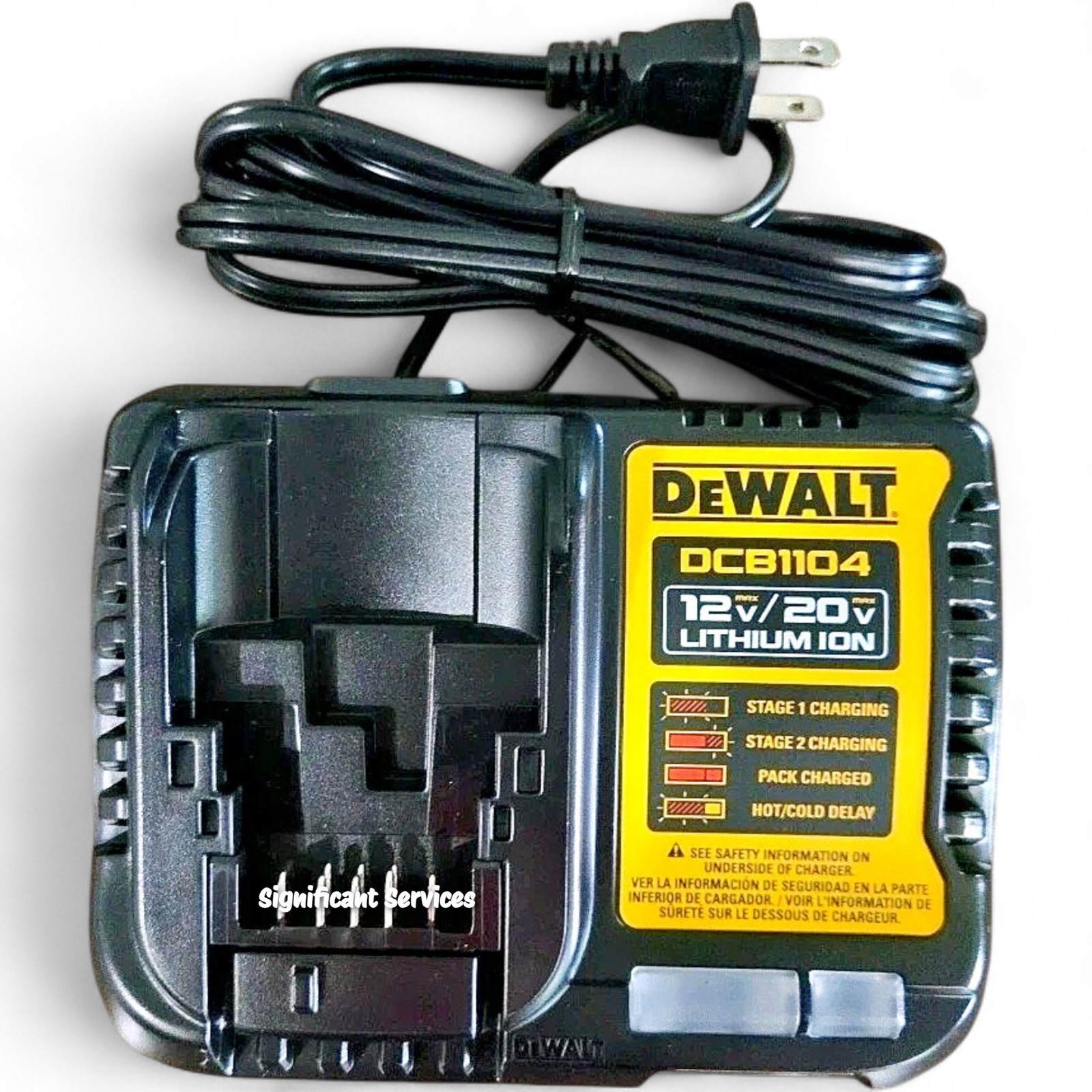 New Dewalt DCB1104 12V / 20V Battery Charger & DCB205 5.0Ah 20V 20 Volt Battery gallery