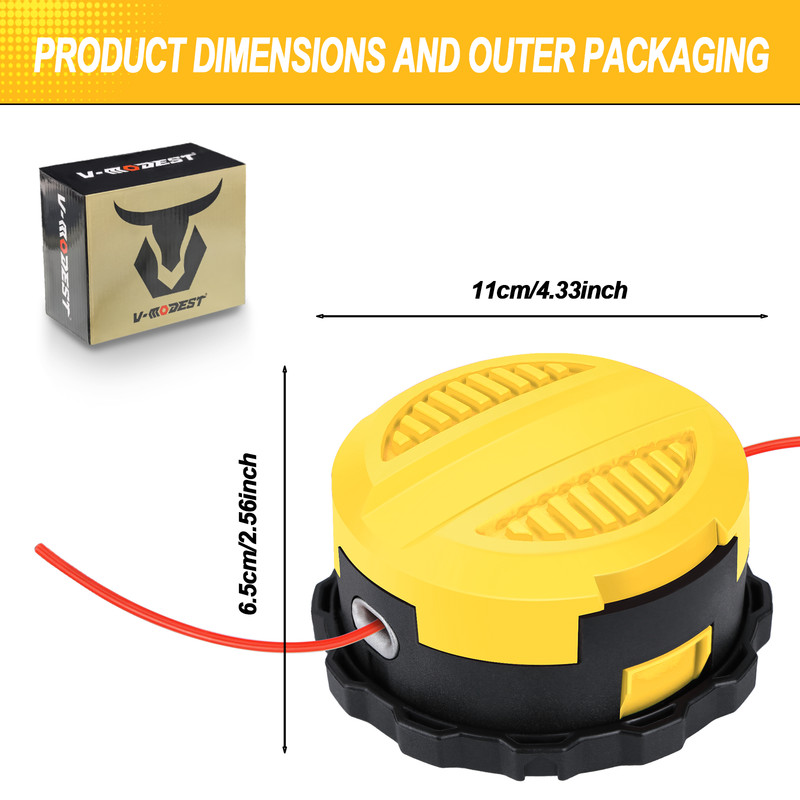 String Trimmer Head For Dewalt DCST920 DCST922 DCST925 DCST970 DCST990 DCST991 gallery