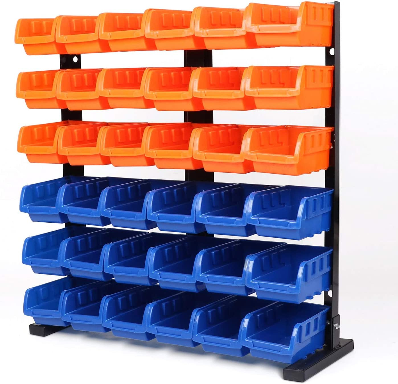 Storage Bins Parts Rack 36Pcs Bin Organizer Garage Plastic Shop Tool, Tools for gallery