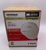 3 Pack Universal Security Instruments 10-Year Smoke Fire Alarm *Missing 1 Plate* gallery