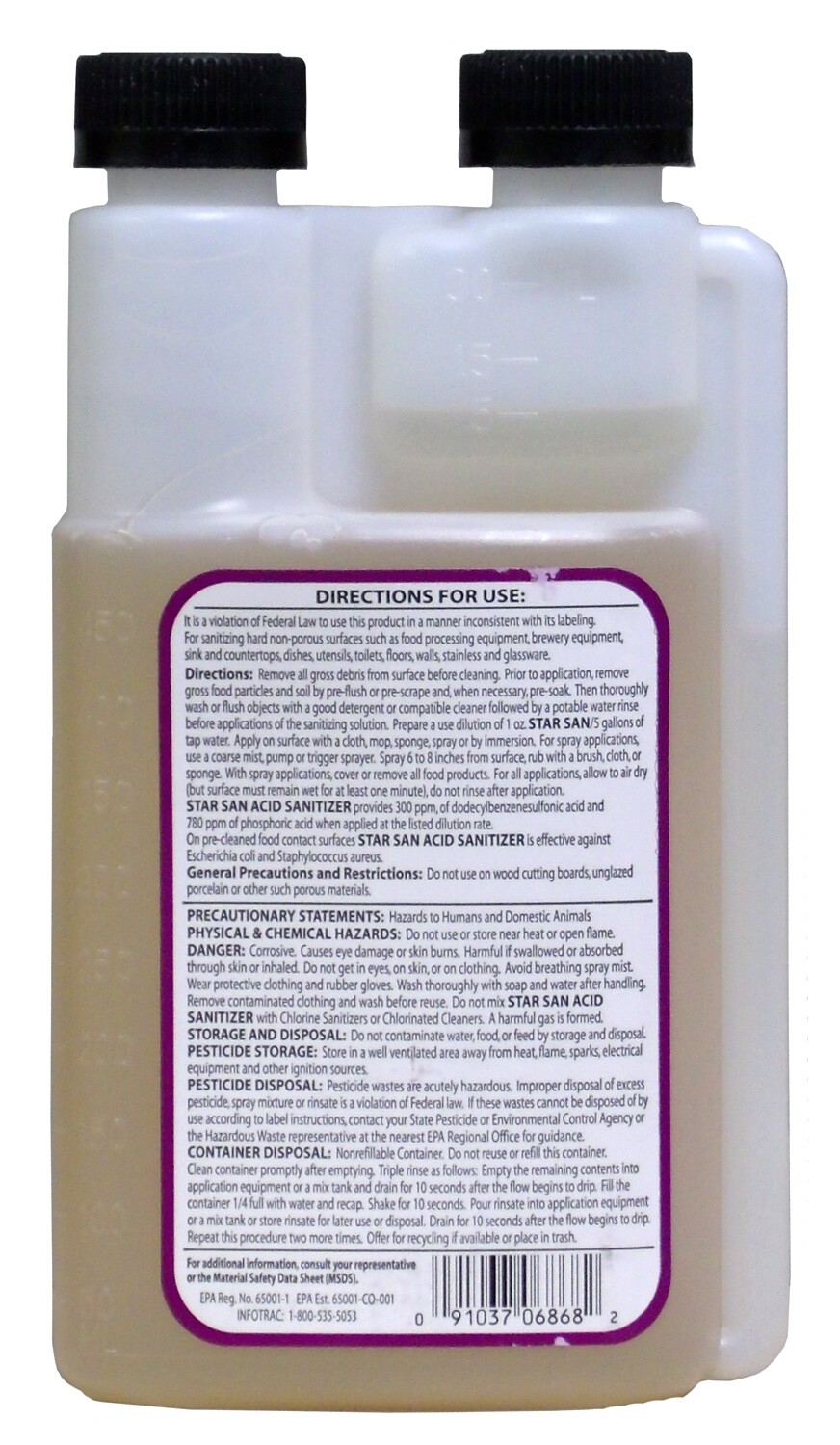 Five Star | Star San No-Rinse Sanitizer for Home Brewing Wine and Beer - 16 oz gallery